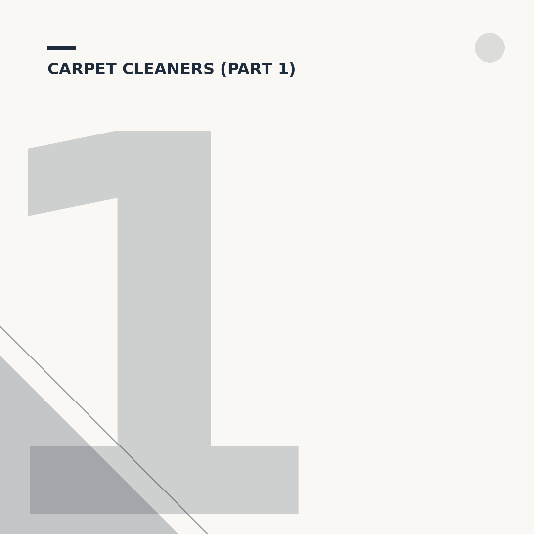 1001 Carpet Cleaner: Troubleshooting & Performance