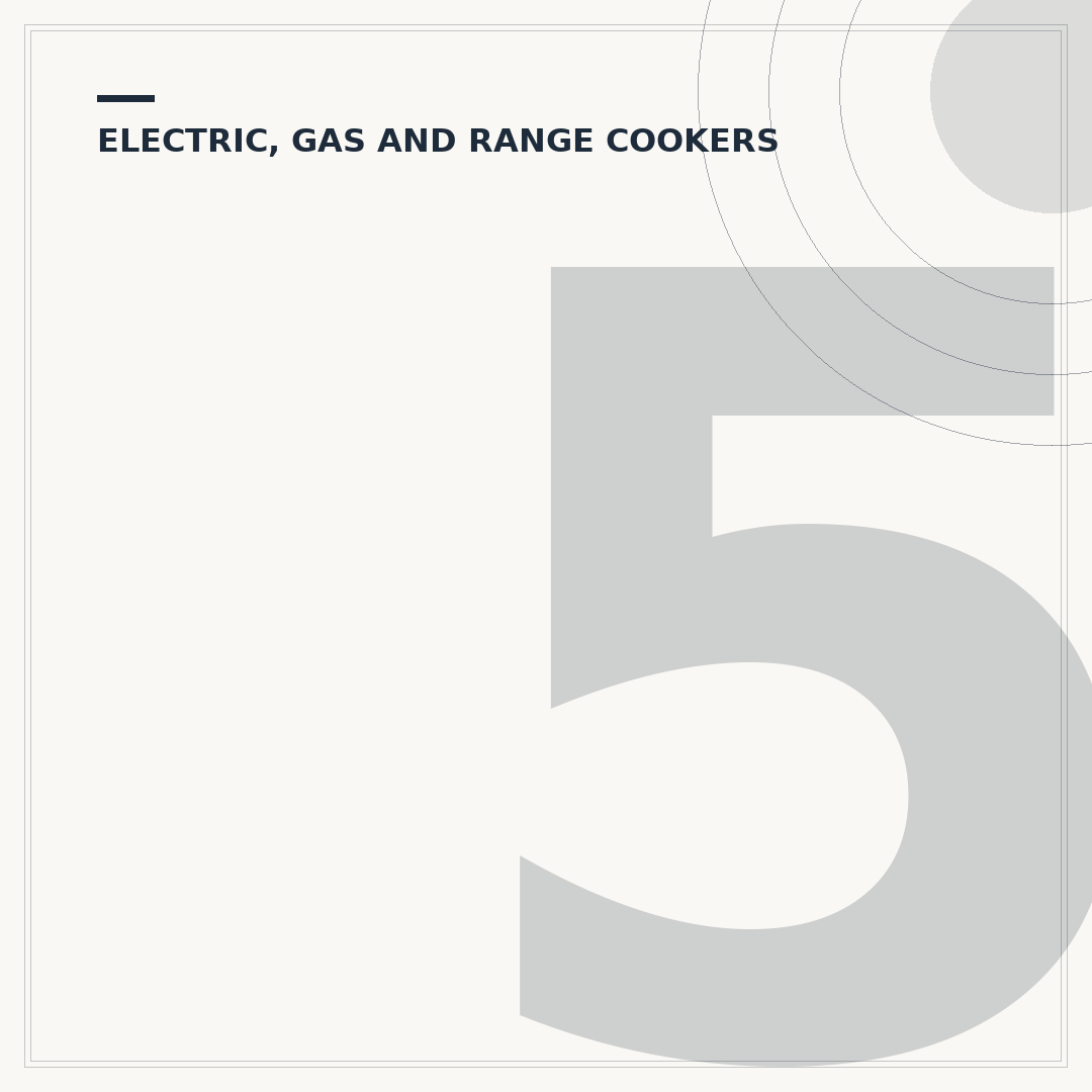 55cm Width Electric Cooker: What to Check