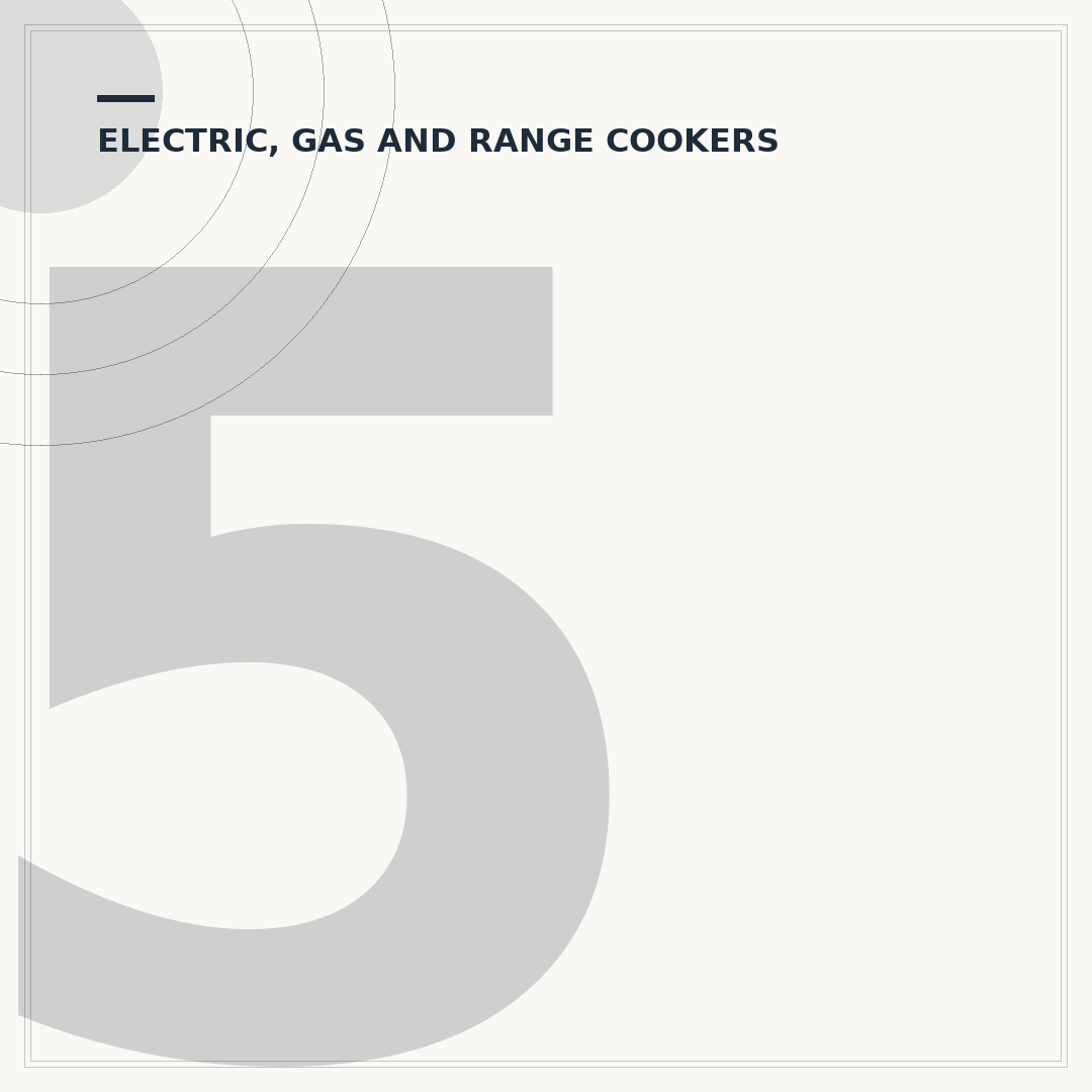55cm Width Gas Cooker