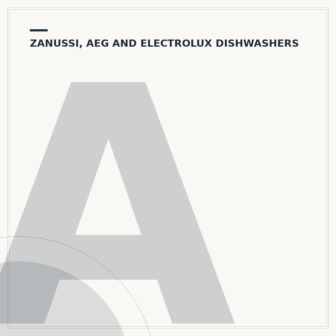 AEG Built-in Dishwasher: Troubleshooting and Maintenance