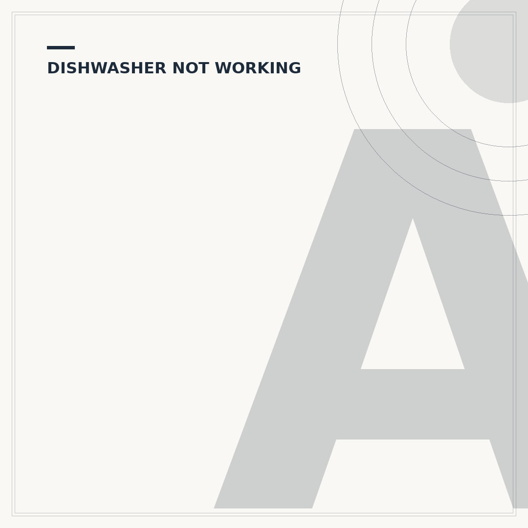 AEG Dishwasher Not Draining: Troubleshooting Steps