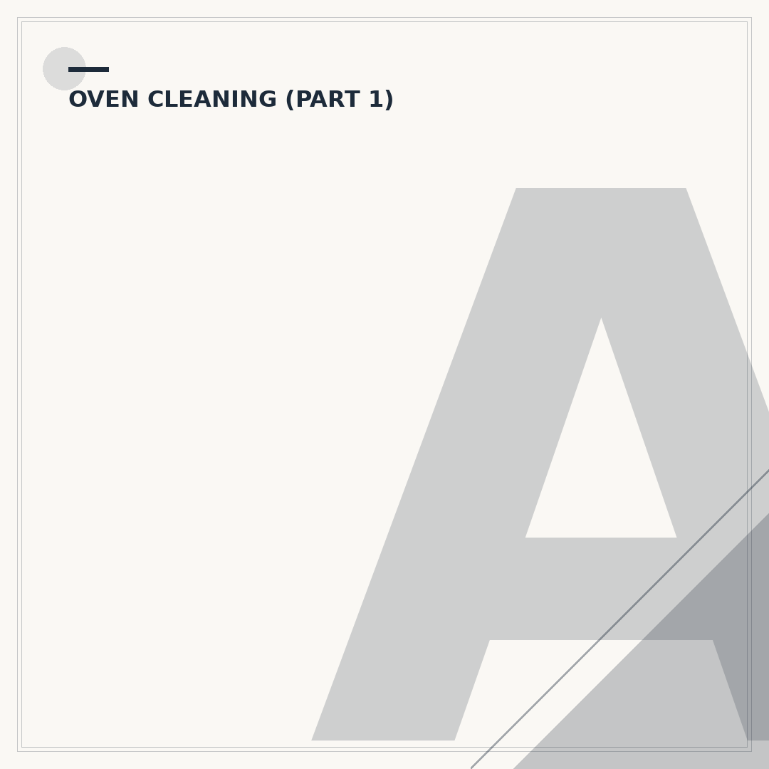 AEG Self Cleaning Oven Troubleshooting & Maintenance