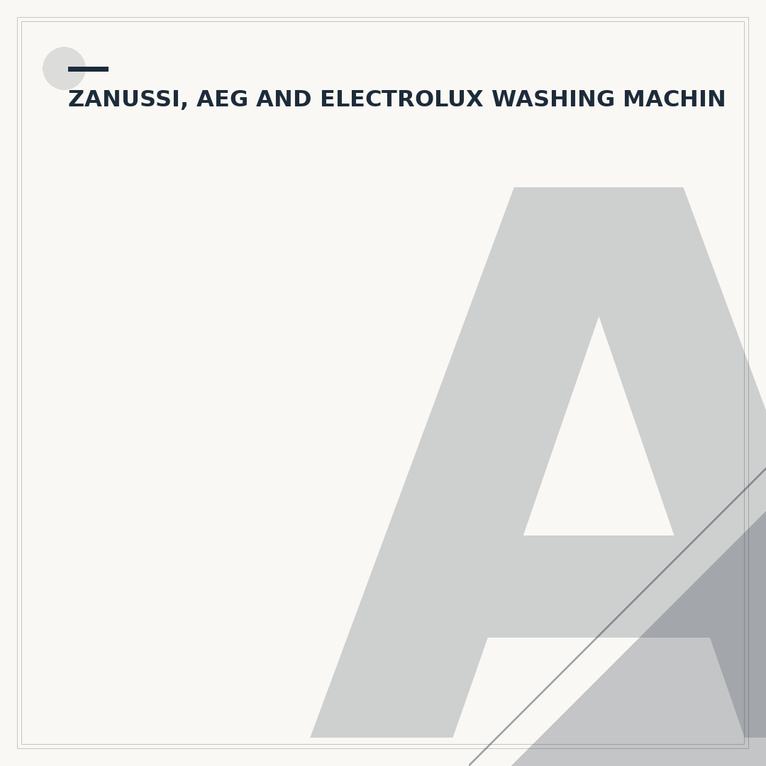 AEG Washing Machine Troubleshooting: Fix Common Issues