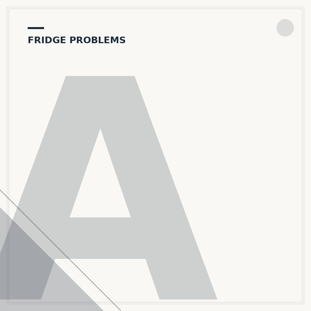 American Fridge Freezer Water & Ice Dispenser Issues