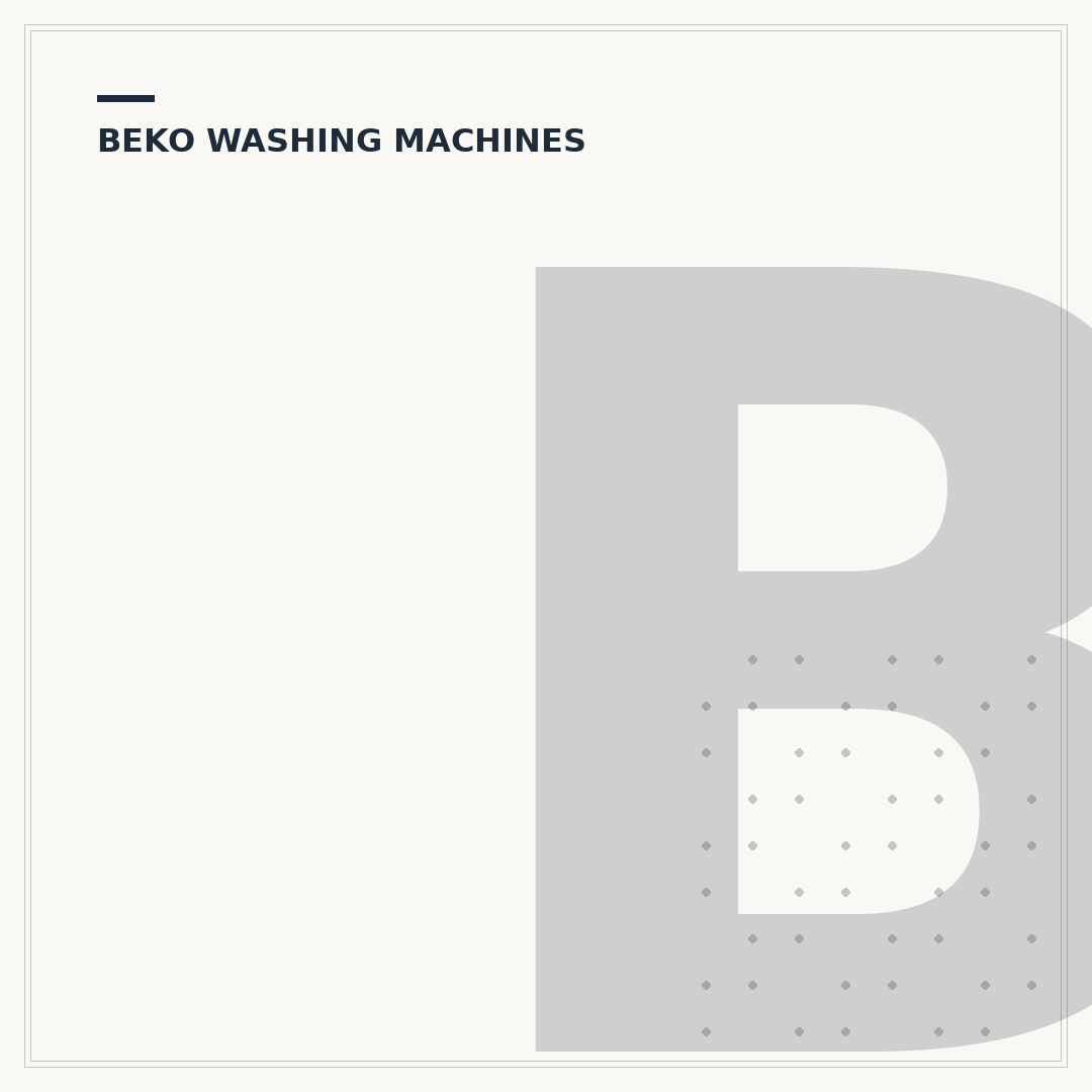 Beko Built In Washing Machine Troubleshooting & Fixes