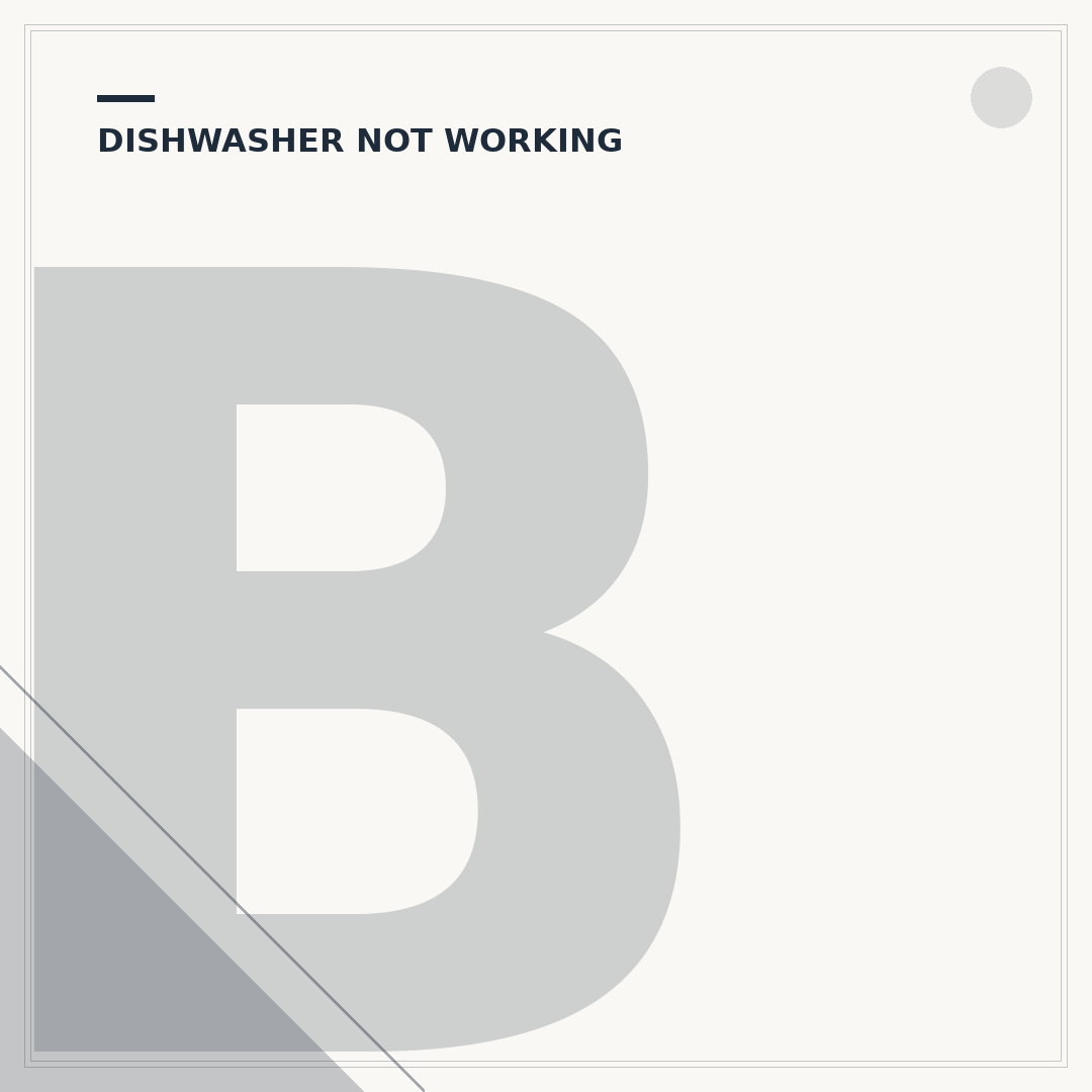 Beko Dishwasher Faults: Common Issues & Troubleshooting