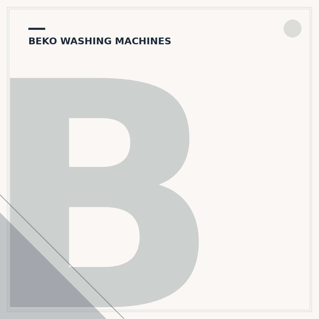 Beko Energy Spin Washing Machine: Troubleshooting Tips