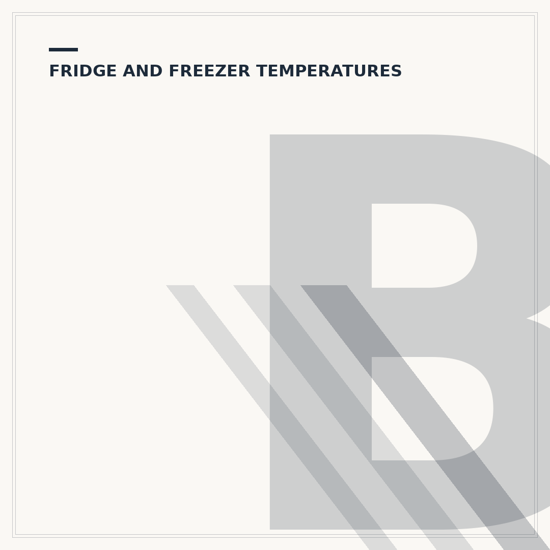 Beko Fridge Temperature 1-5: What It Means