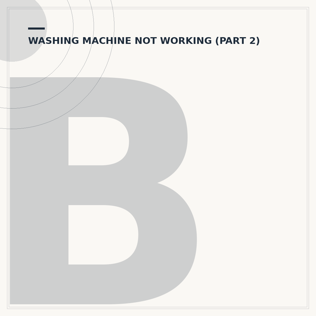 Beko Washing Machine Door Rubber: Care & Troubleshooting