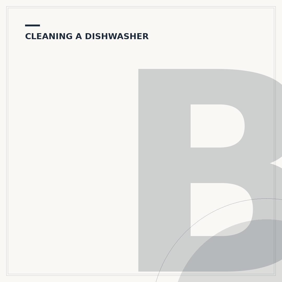 Bosch Dishwasher Cleaner