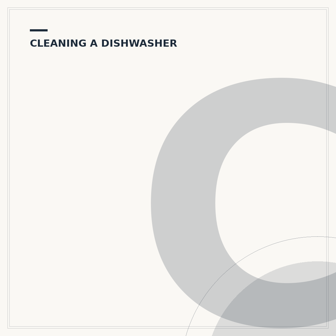 Cleaning a Bosch Dishwasher Filter