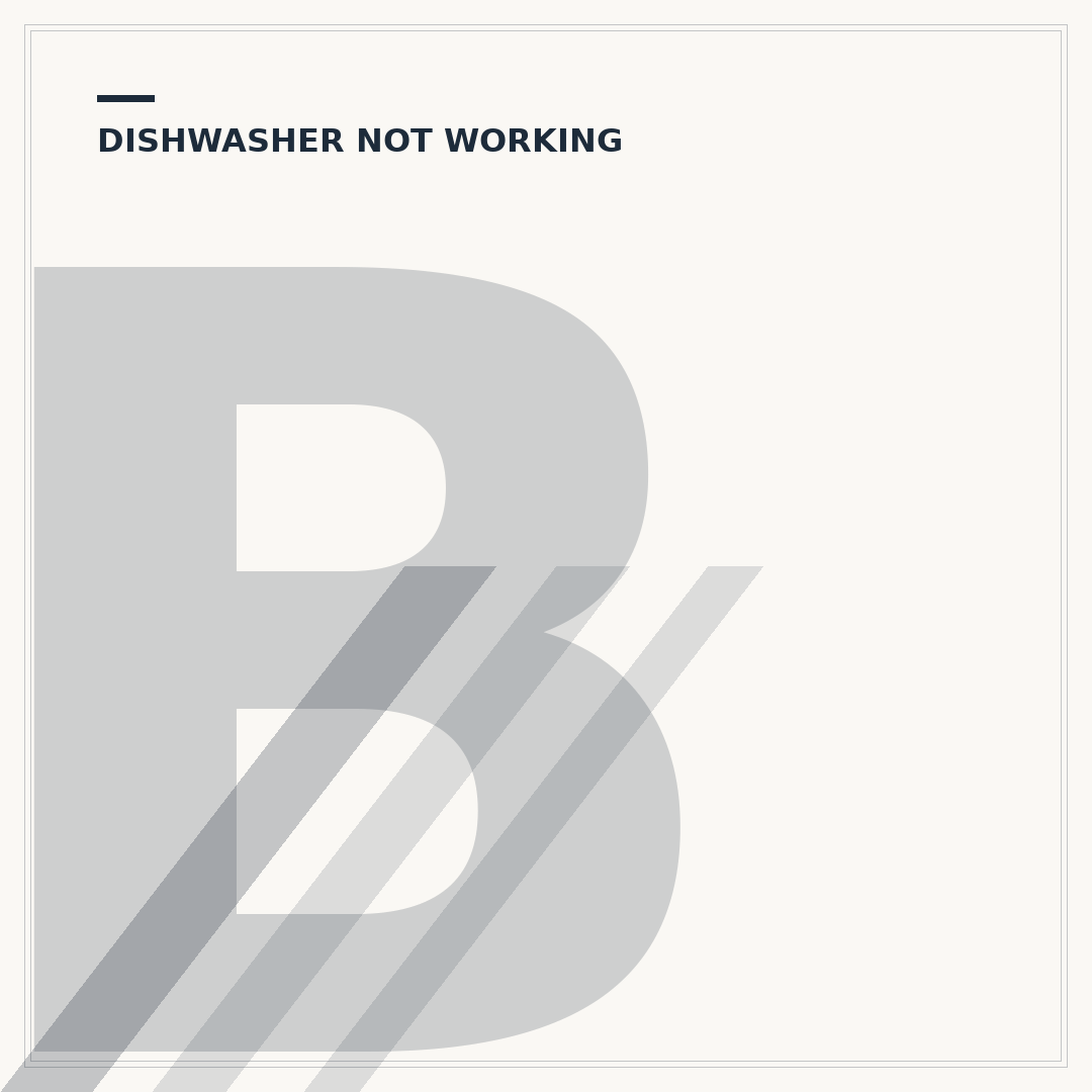 Bosch Dishwasher Check Water Fault: Troubleshooting Steps