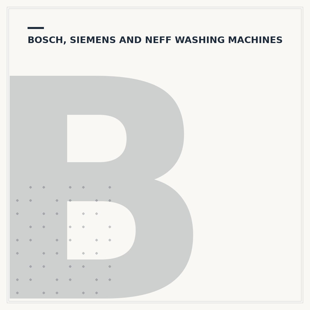 Bosch Maxx 6 Washing Machine: Troubleshooting & Care