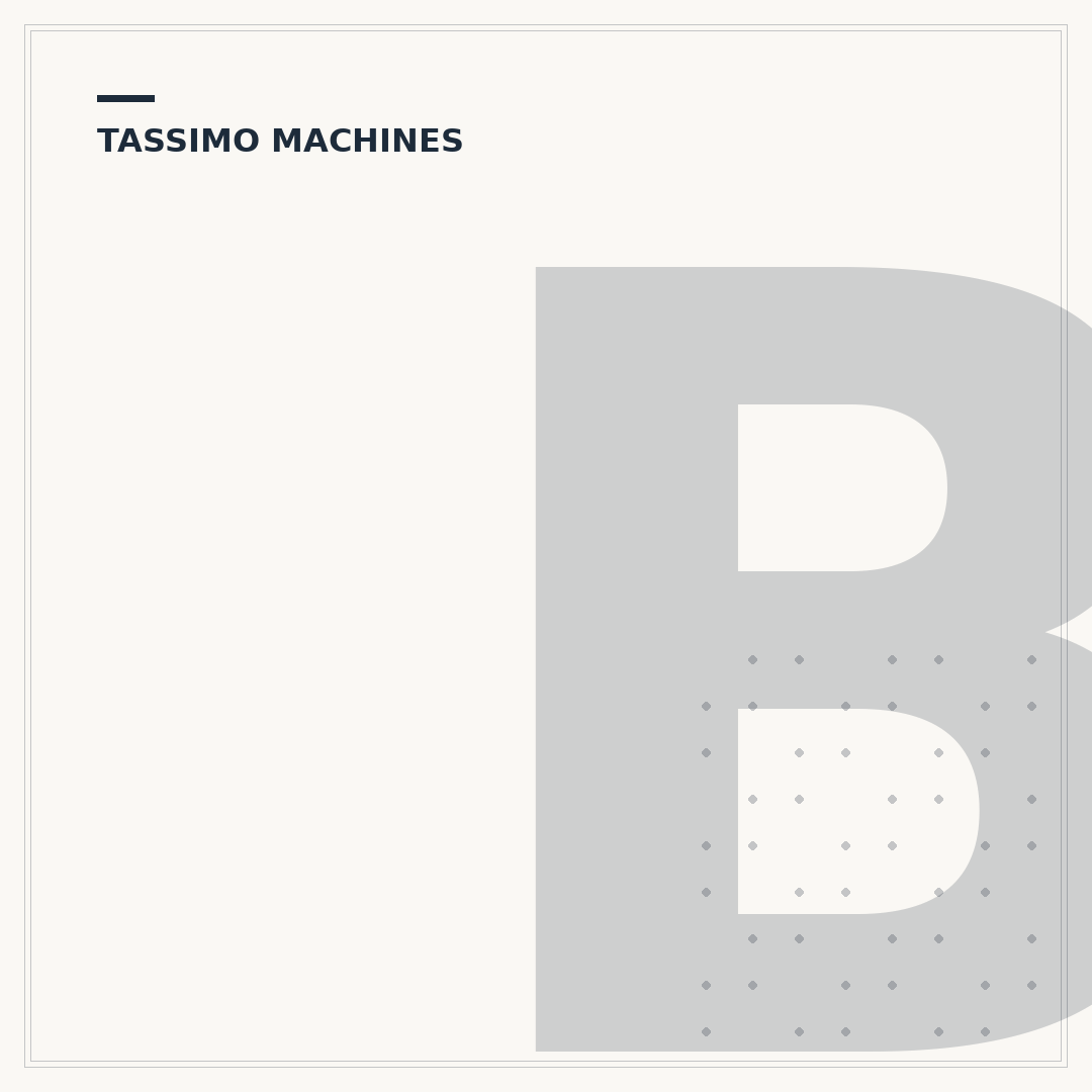 Bosch Tassimo Pods: Troubleshooting & Buying Advice
