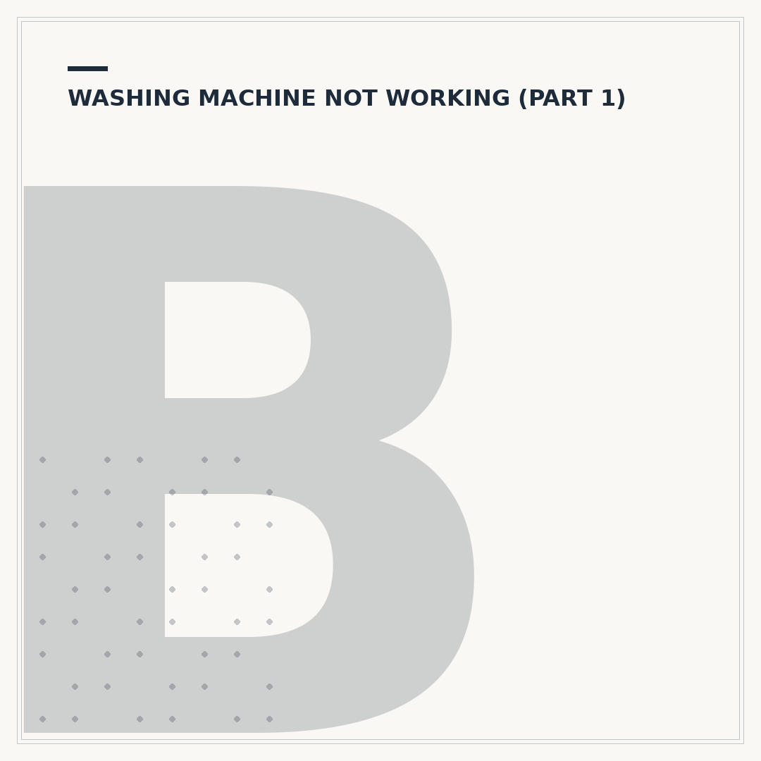 Bosch Washing Machine Restart: When and How to Reset