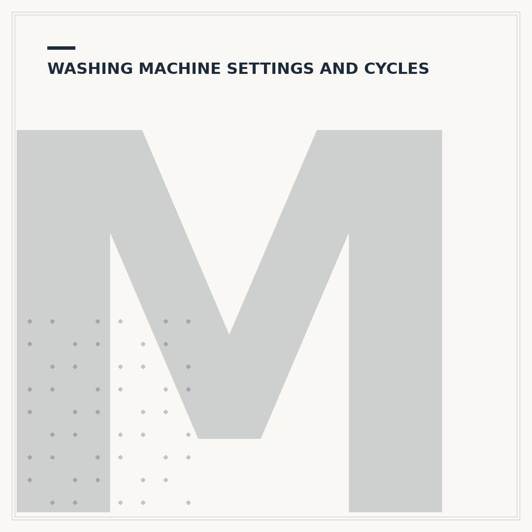 Meaning of Bosch Washing Machine Symbols