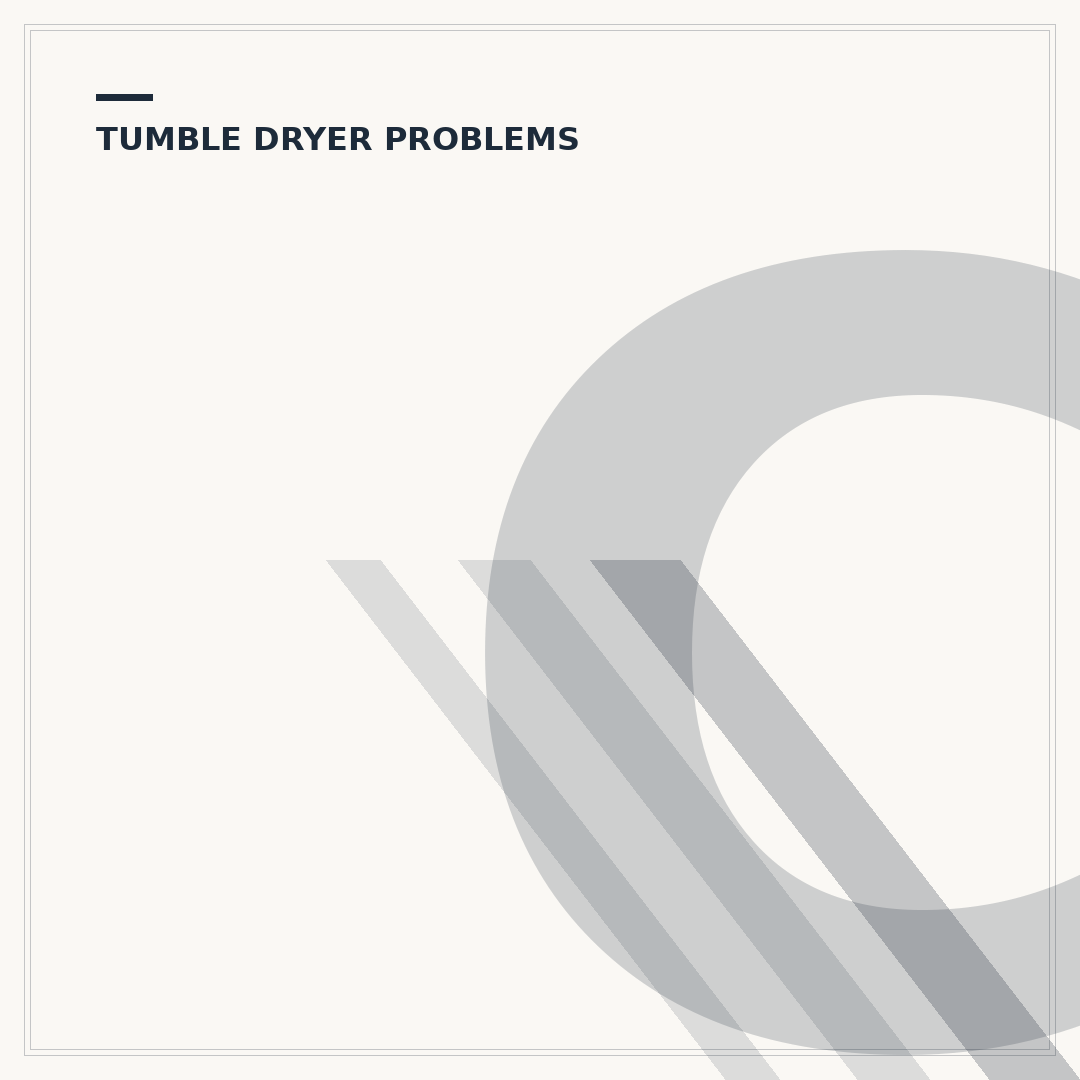 Candy Tumble Dryer Faults: Troubleshooting Common Issues