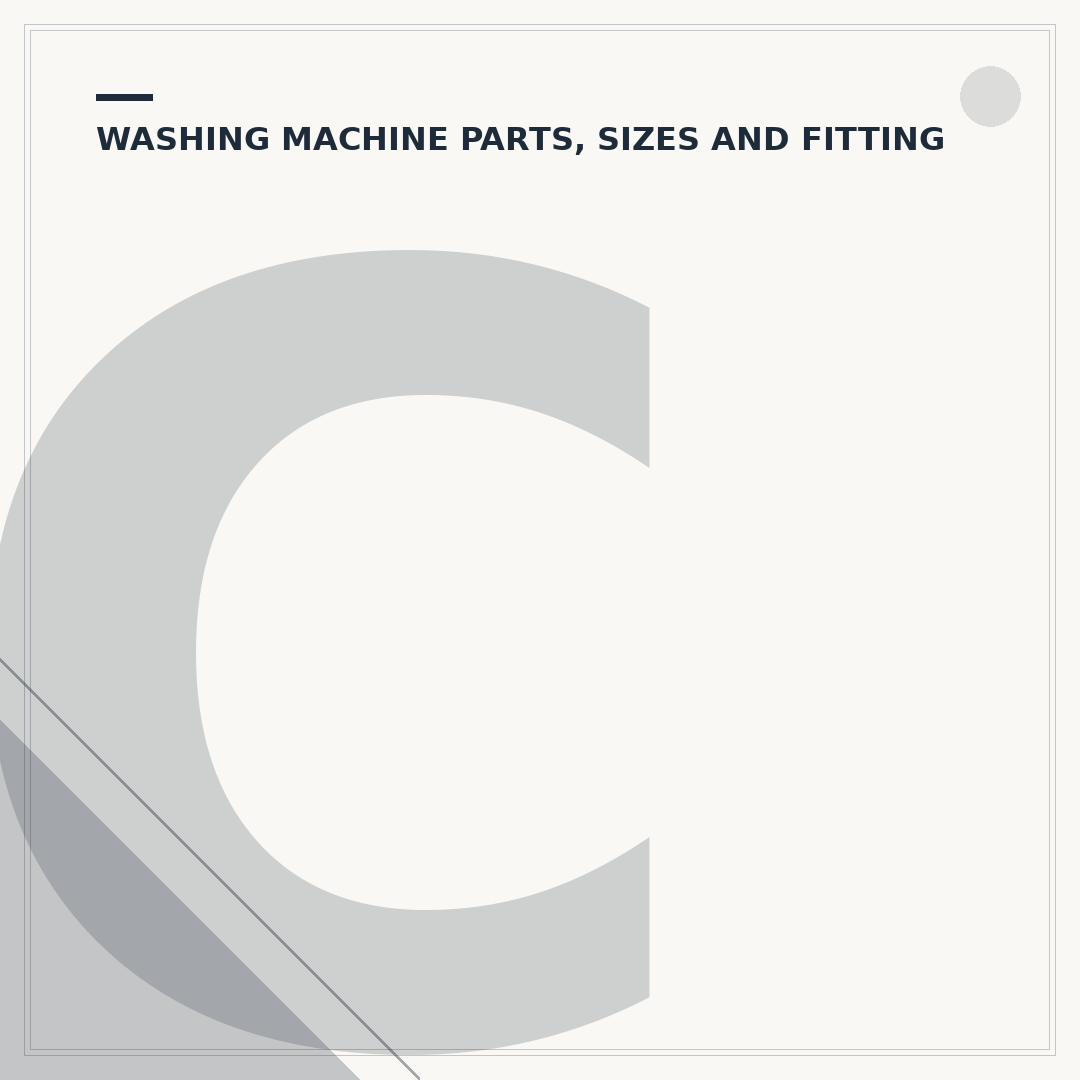 Candy Washing Machine Replacement Parts: Find Yours