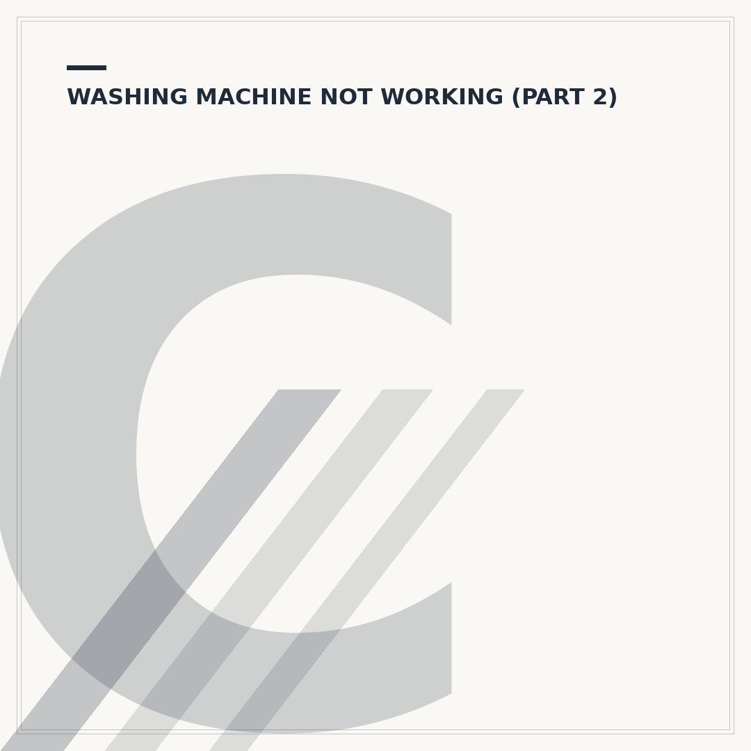 Candy Washing Machine Troubleshooting: Fix Common Faults