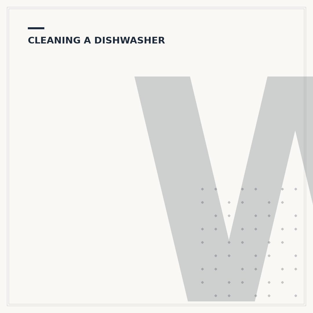 What to Use to Clean Your Dishwasher