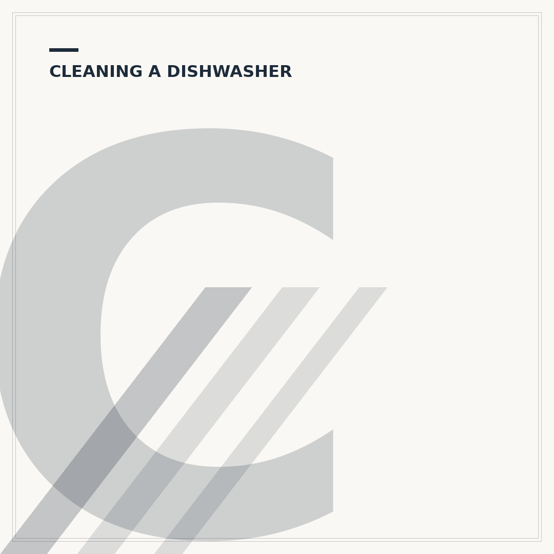 Clean Dishwasher With Vinegar and Soda