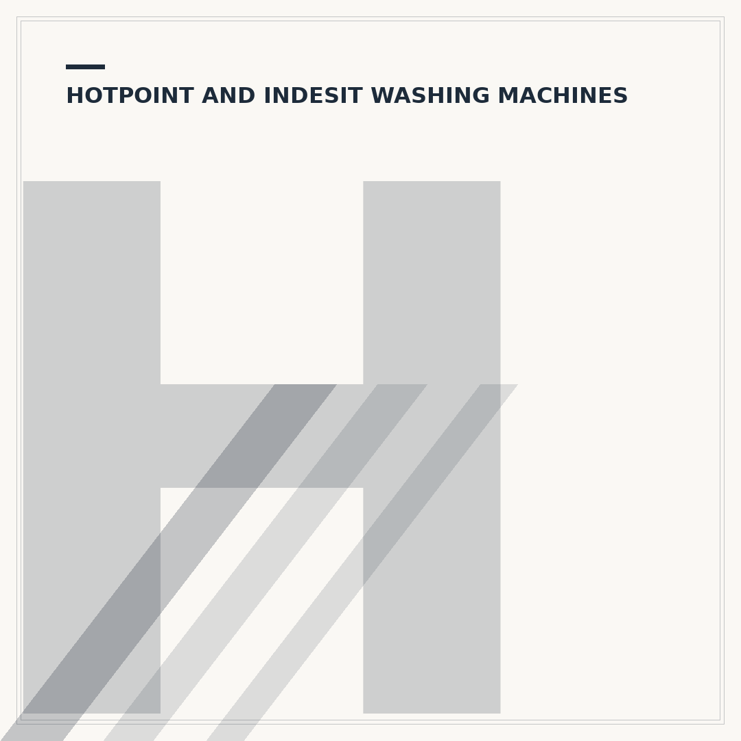 How to Clean Your Hotpoint Washing Machine