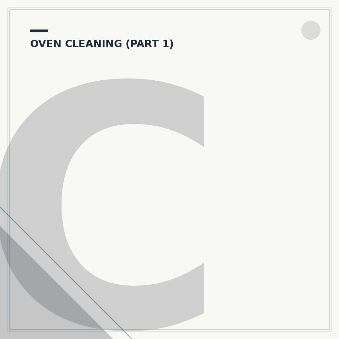 Cleaning an Oven with Steam: Method and Tips