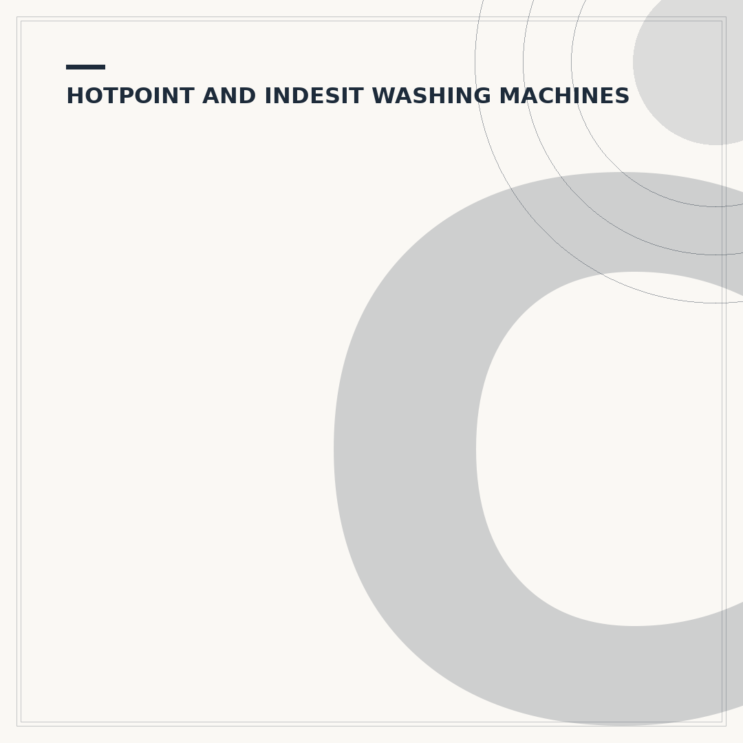 Compare Hotpoint Washing Machines: Features & Models