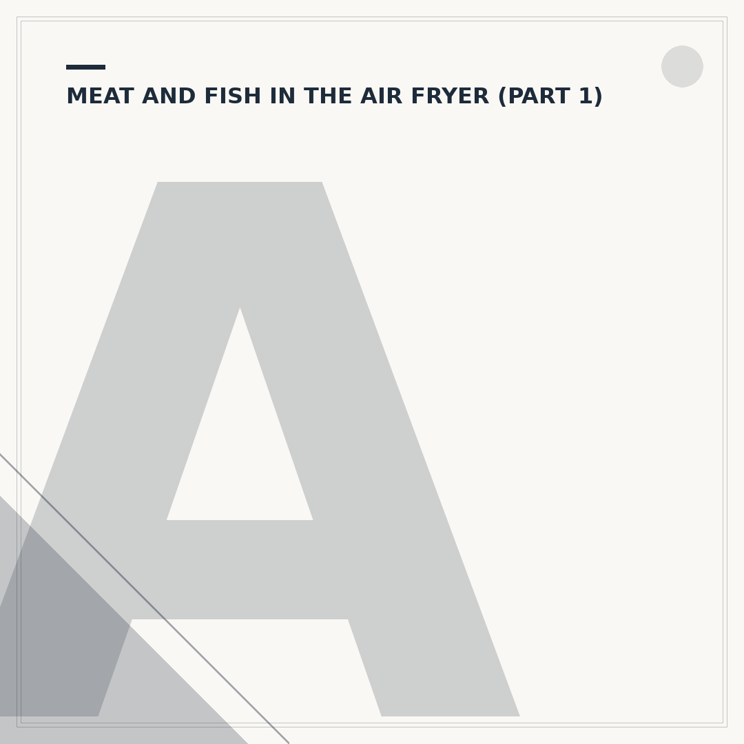 Air Fryer Cooked Gammon: Times and Temperatures