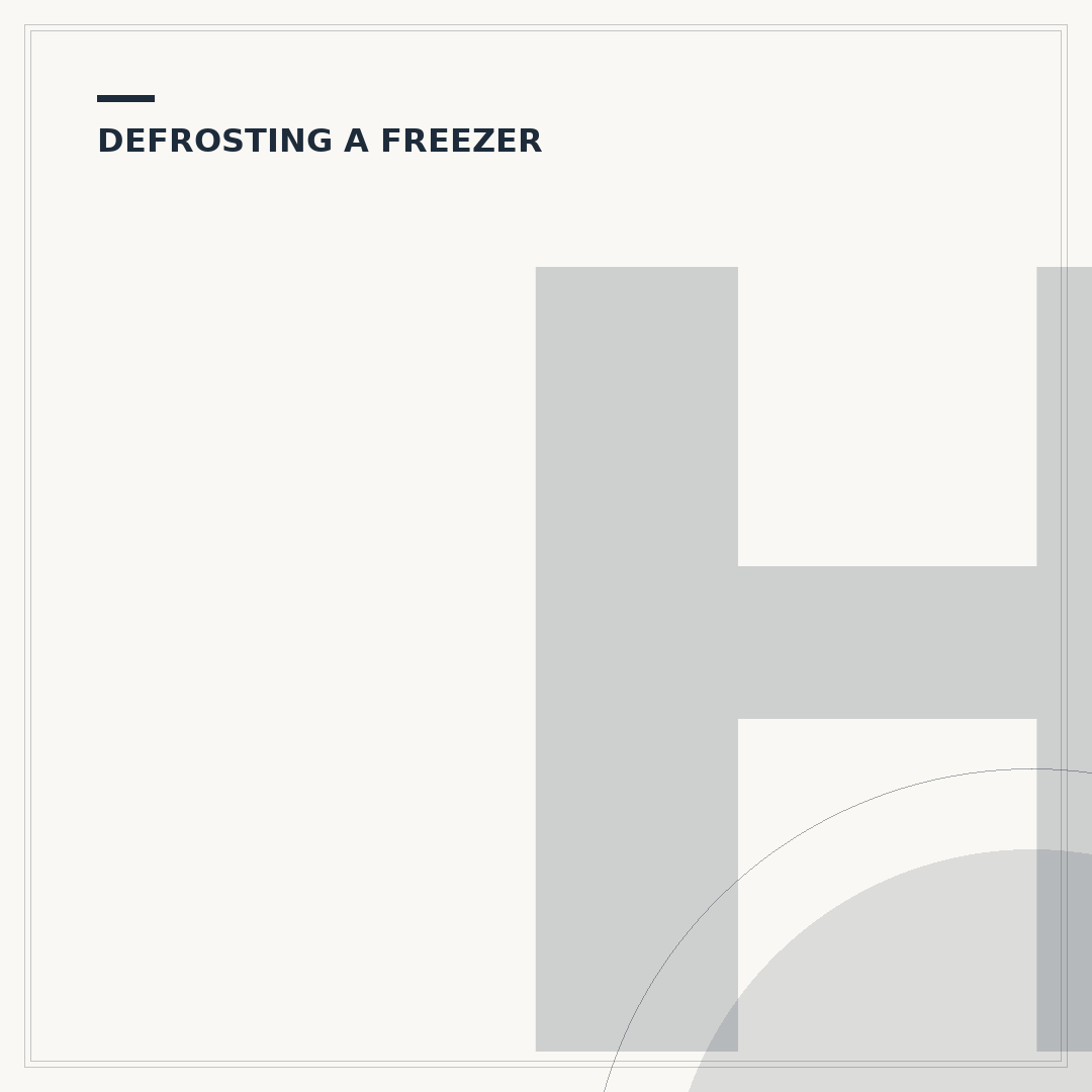 How to Defrost a Fridge Freezer Quickly
