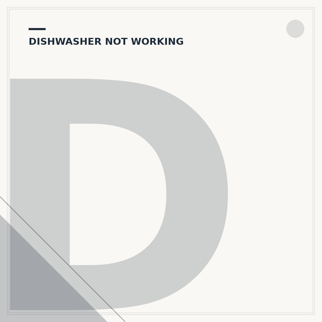 Dishwasher Does Not Dry: Troubleshooting Wet Dishes
