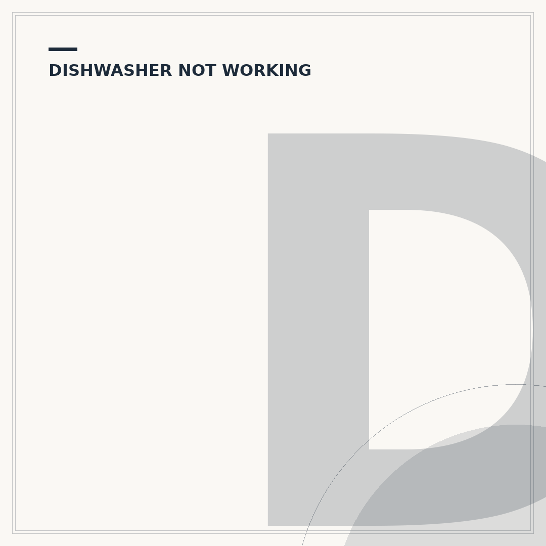 Dishwasher Will Not Fill With Water: Causes & Fixes