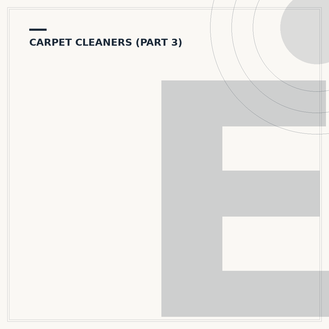 Eco Carpet Cleaner: Greener Cleaning Solutions