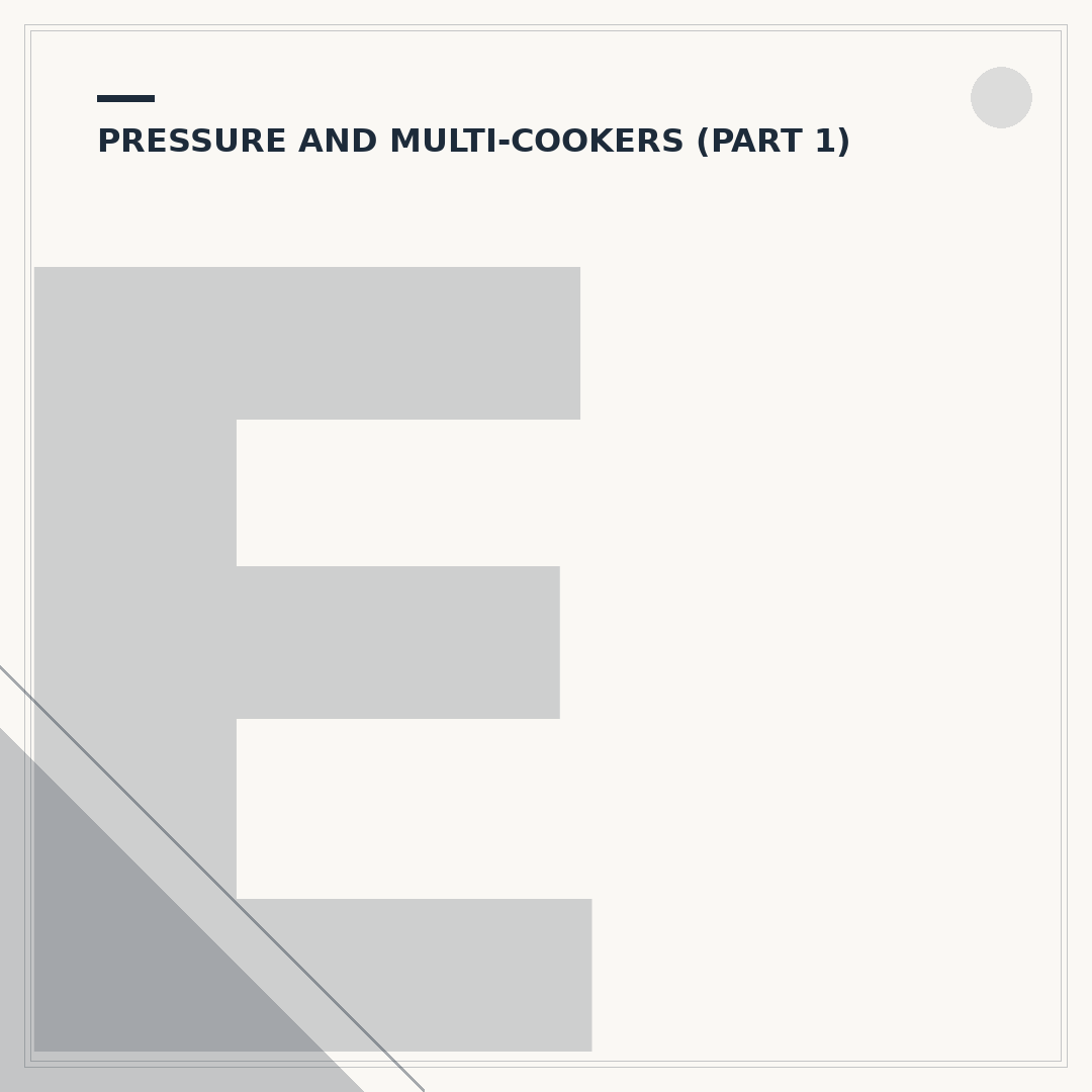 Electric Pressure Cooker UK