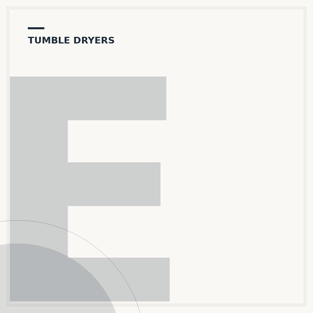 Energy Ratings for Tumble Dryers: Understanding Your Options