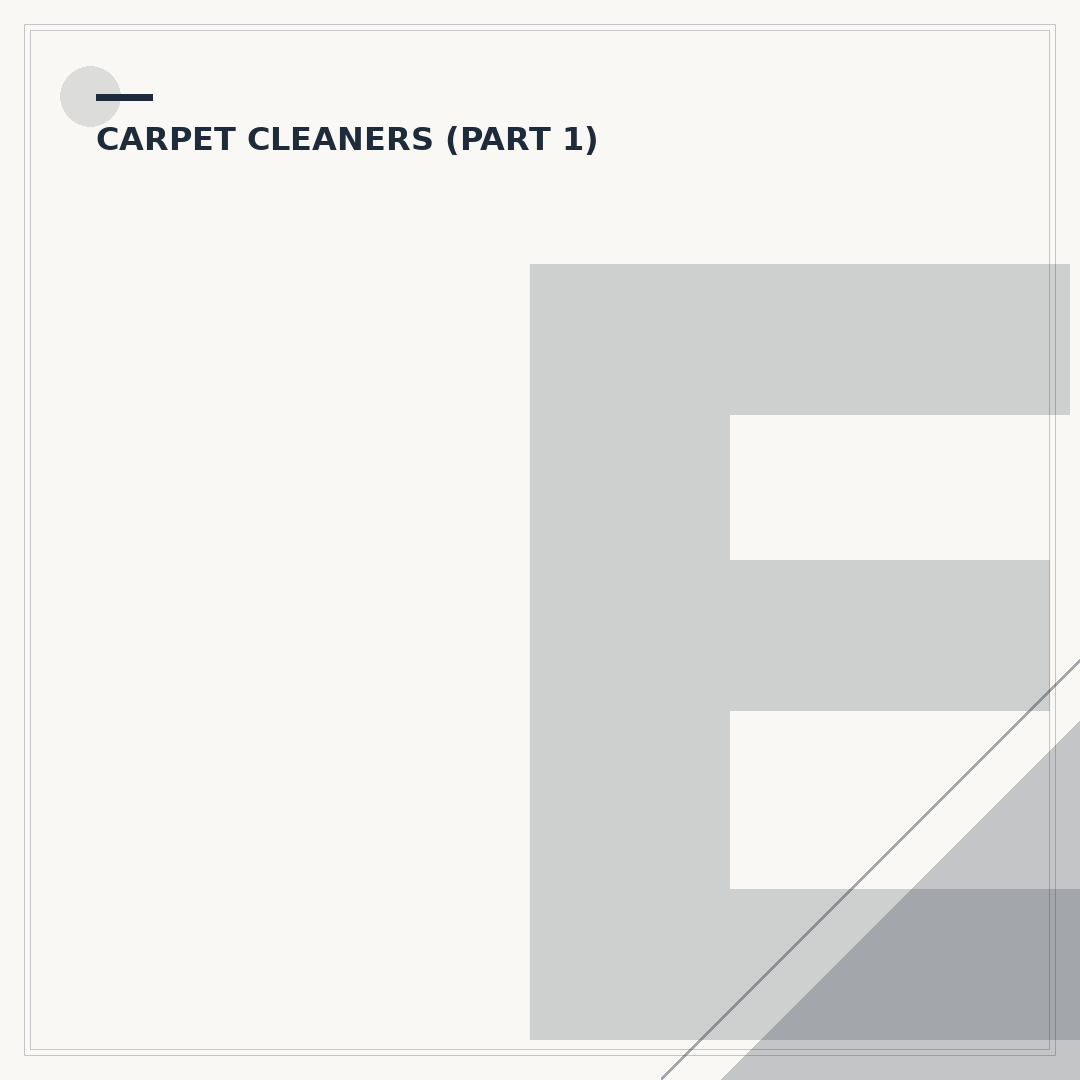 Enzyme Carpet Cleaner: Tackling Tough Stains and Odours