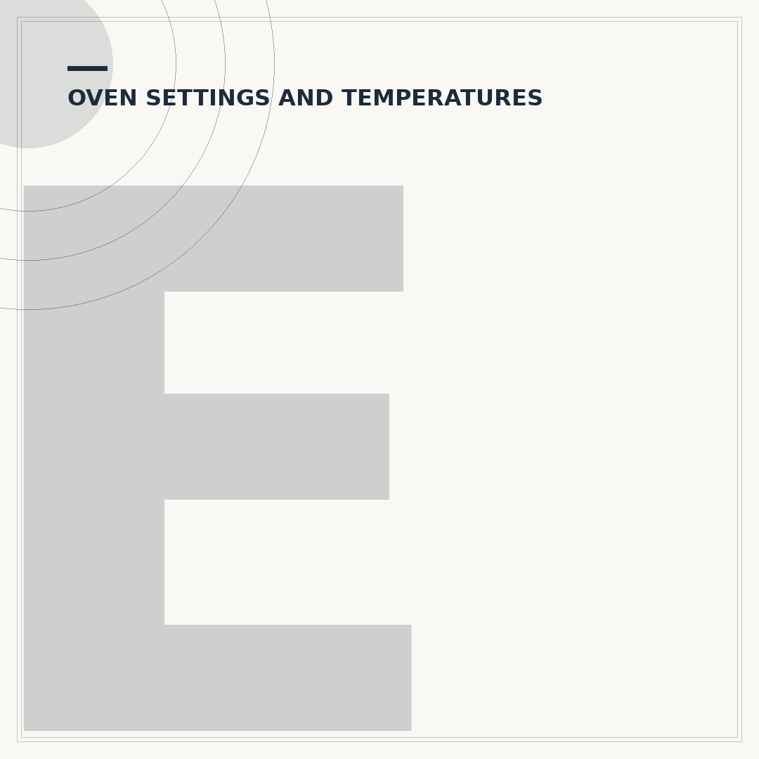 Equivalent Fan Oven Temperatures