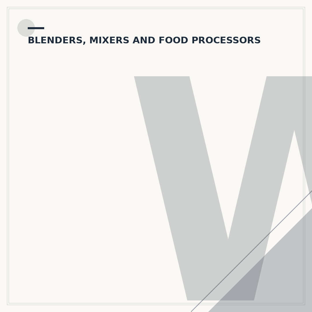 What is a Food Processor Used For?
