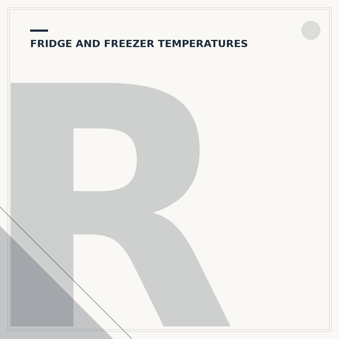 Recommended Freezer Temperature UK for Food Safety