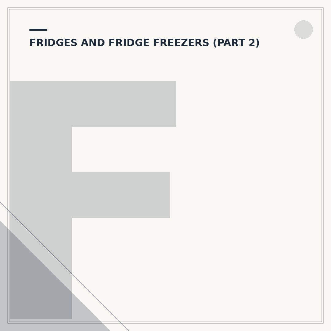 Fridge Freezer Energy Consumption: How to Save