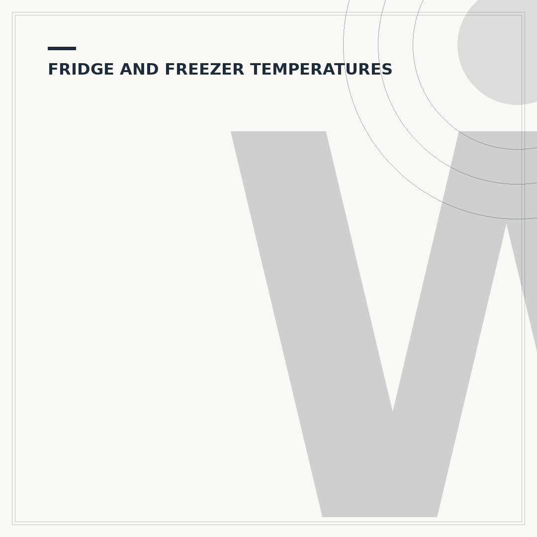What Temperature Should a Fridge Freezer Be Set At?
