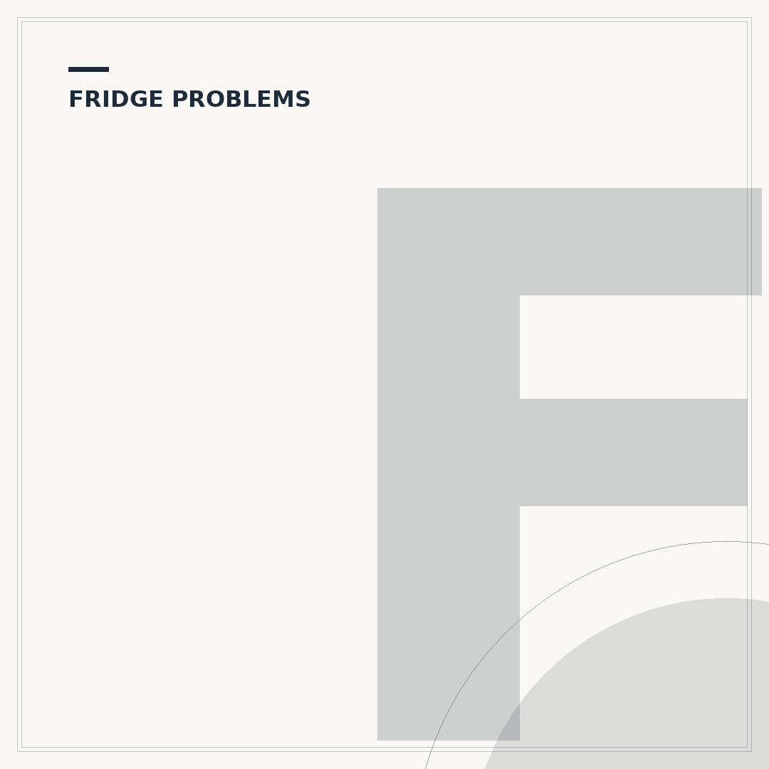 Fridge Not Cooling: Common Causes and Fixes