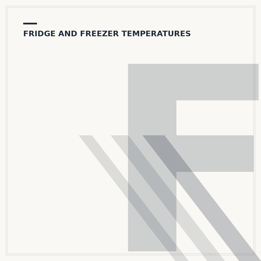 Fridge Settings 1-7: What They Mean & How to Set Them
