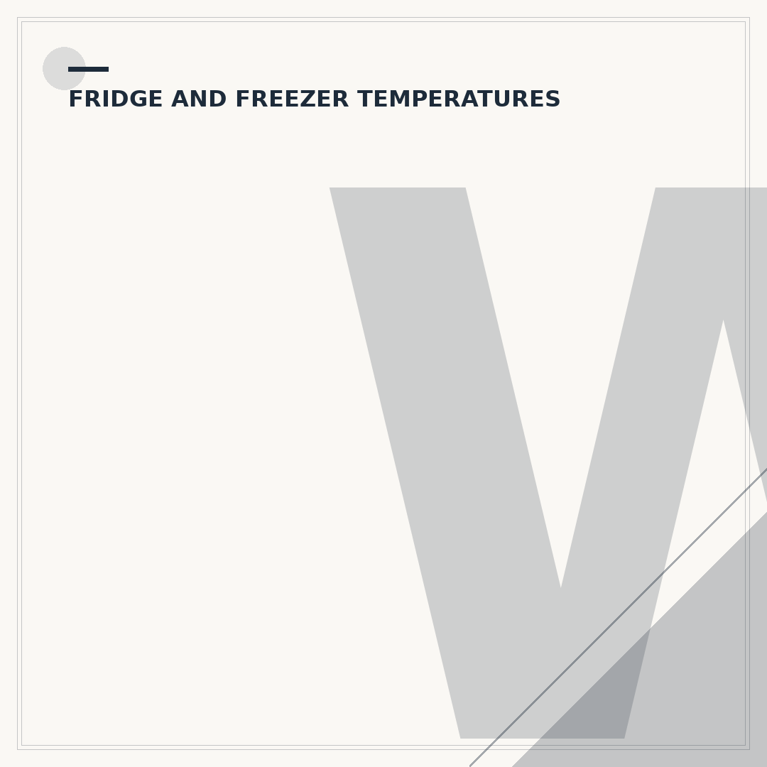 What Is the Perfect Temperature for a Fridge?