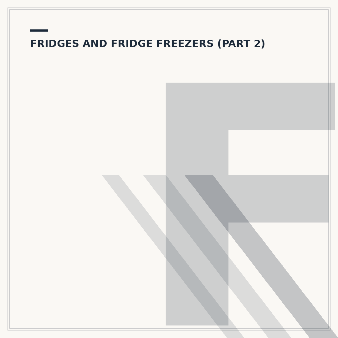 Frost Free Fridge Freezer 60/40 Split Explained