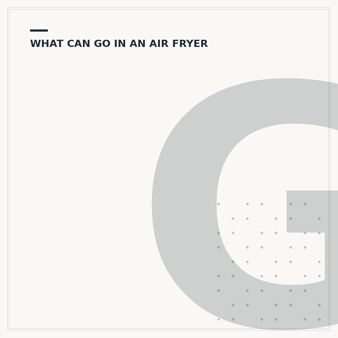 Glassware in Air Fryers: What You Can Safely Cook With