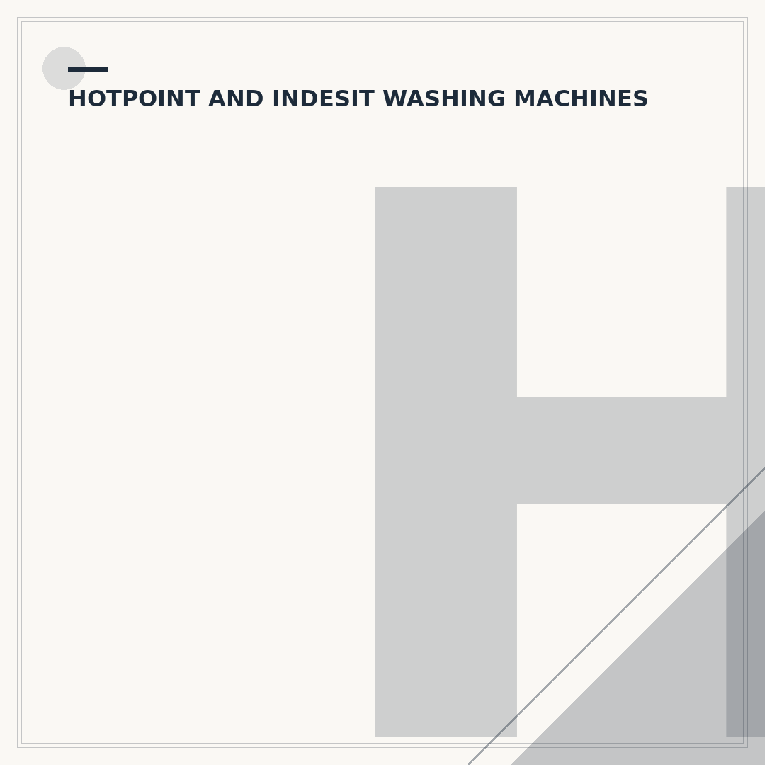 Hotpoint 1400 Washing Machine: Troubleshooting & Maintenance