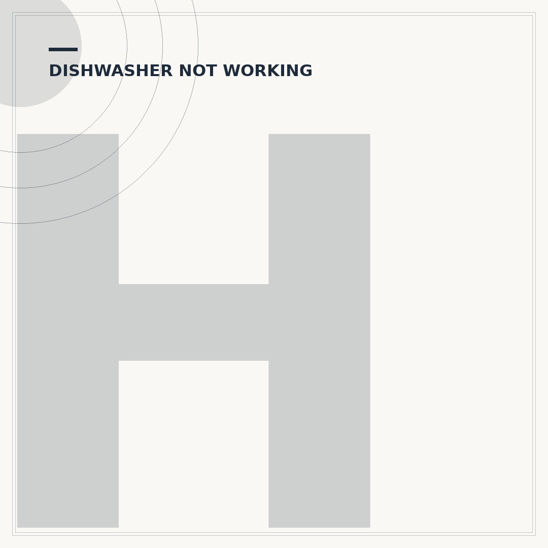 Hotpoint Dishwasher Flashing Lights