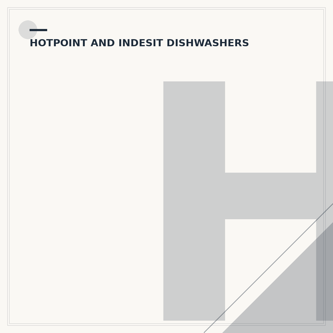 How to Use Your Hotpoint Dishwasher Safely