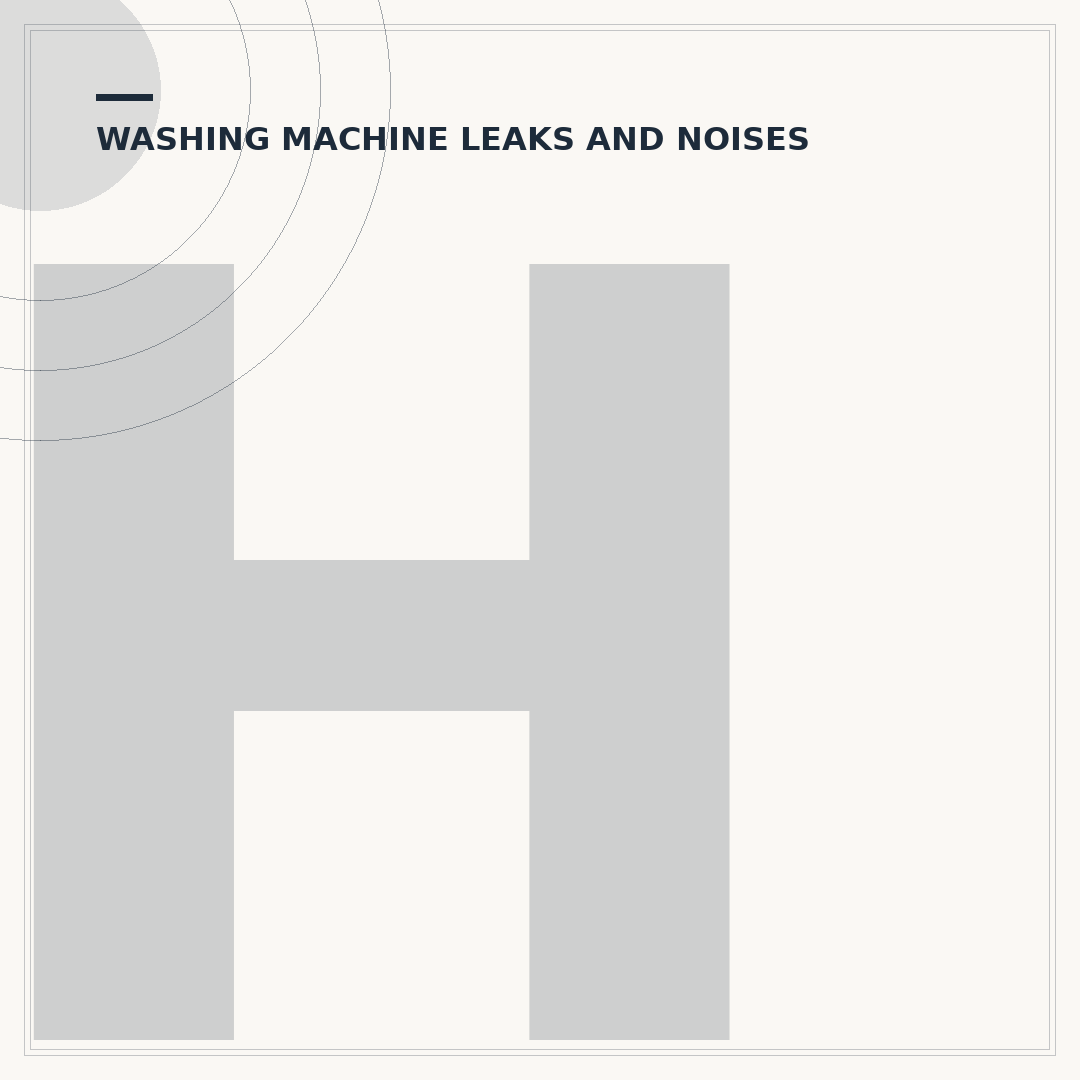 Hotpoint Washing Machine Leaking: Causes and Fixes
